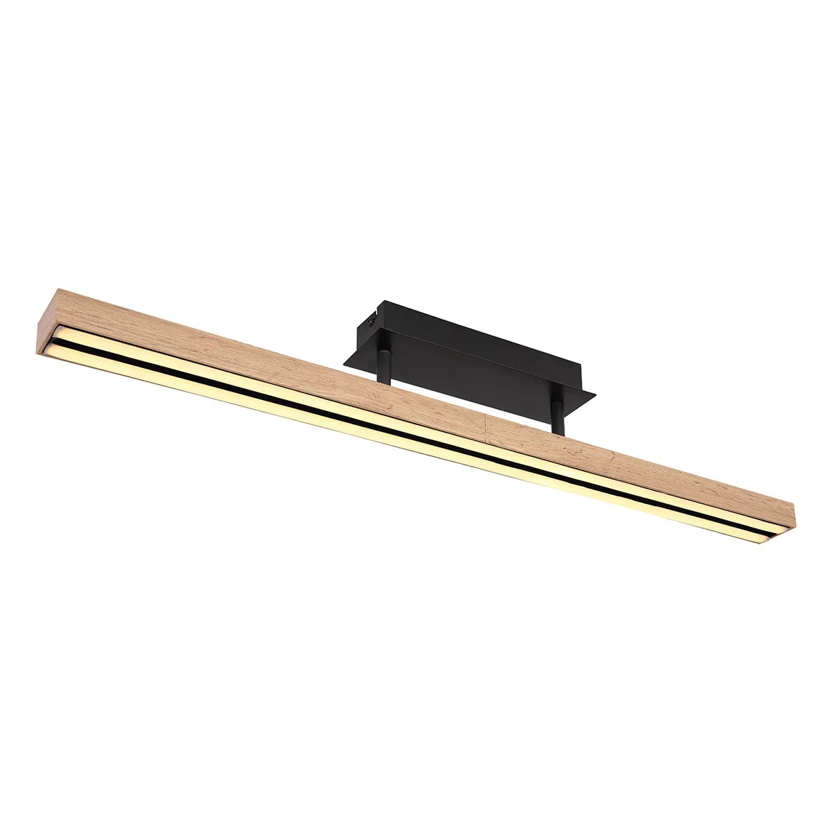 Plafonnier rural noir en métal Globo Doro