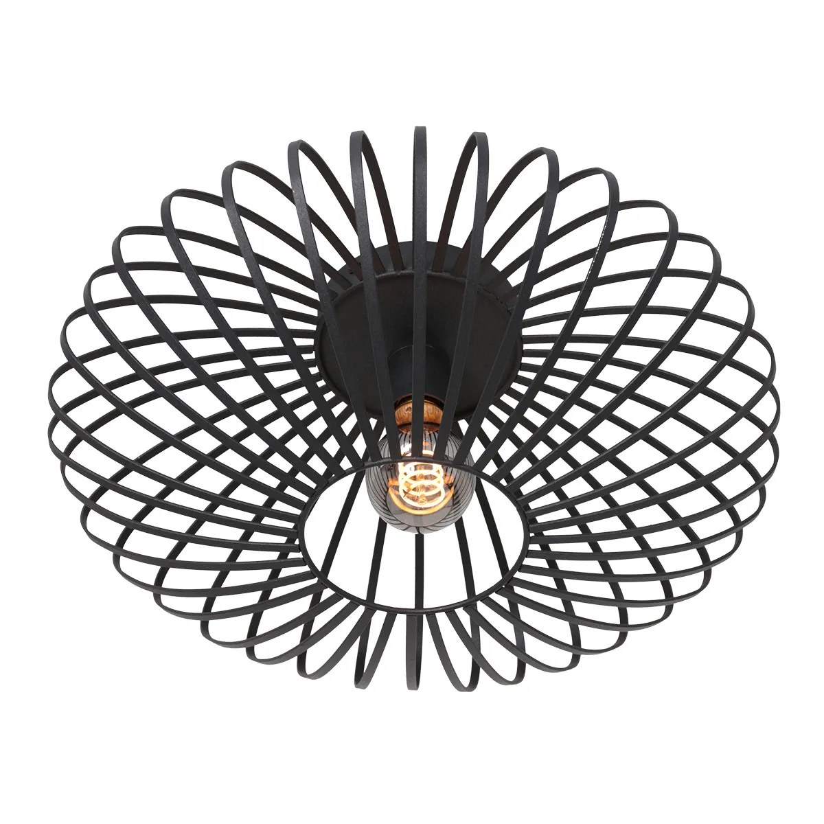 Plafonnier spirale Anne Light & Home AN ​​noir