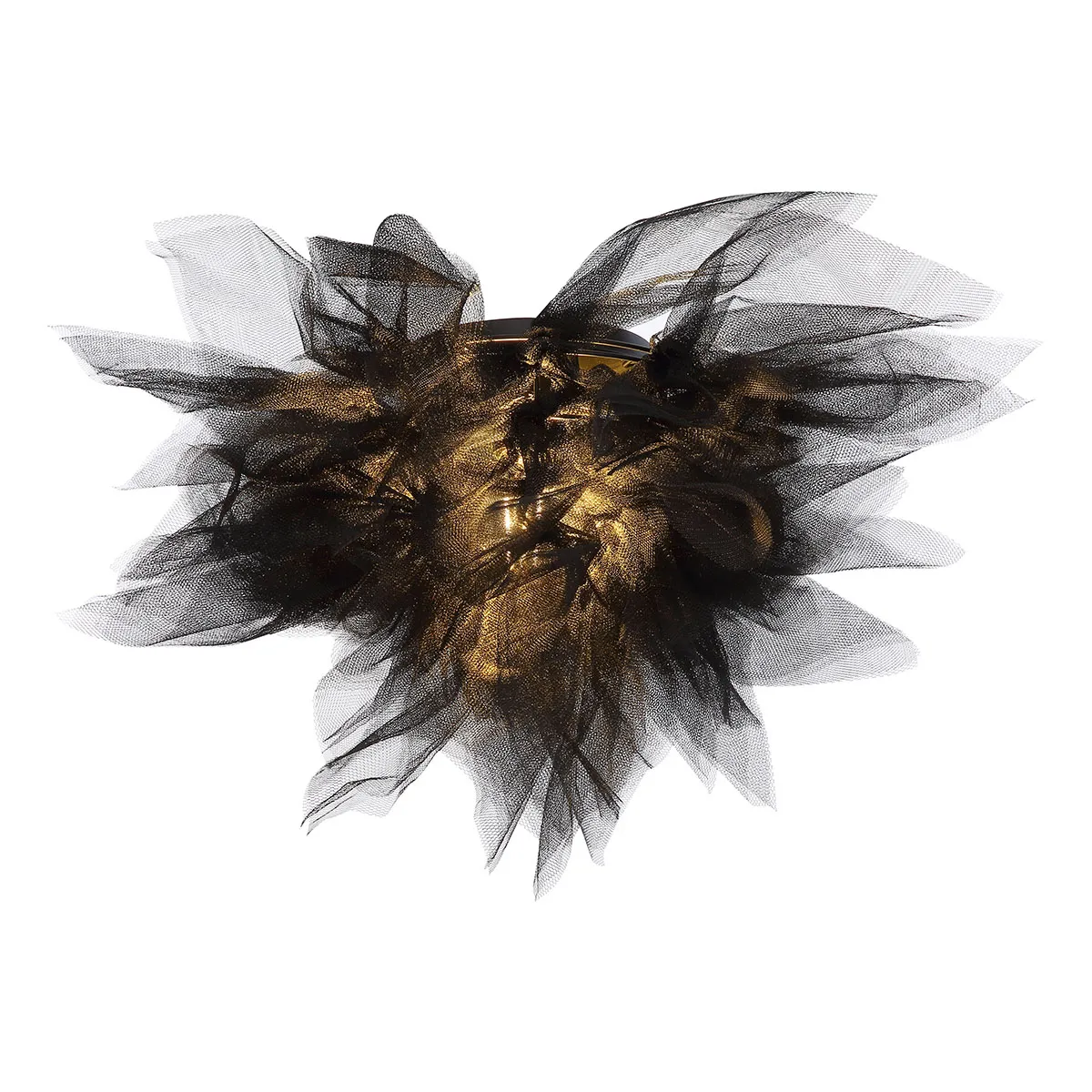 Plafonnier tendance en métal noir Globo Ilga