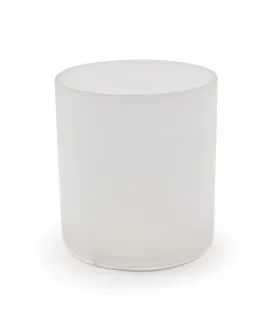 Pot rond blanc résine Nassau Foh