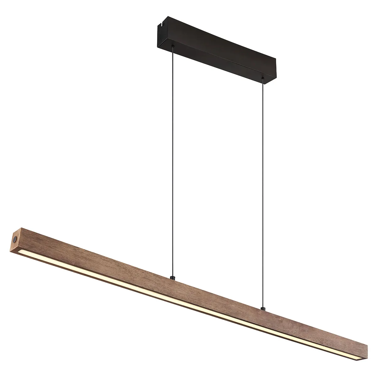 Suspension rurale noire en métal Globo Olivus