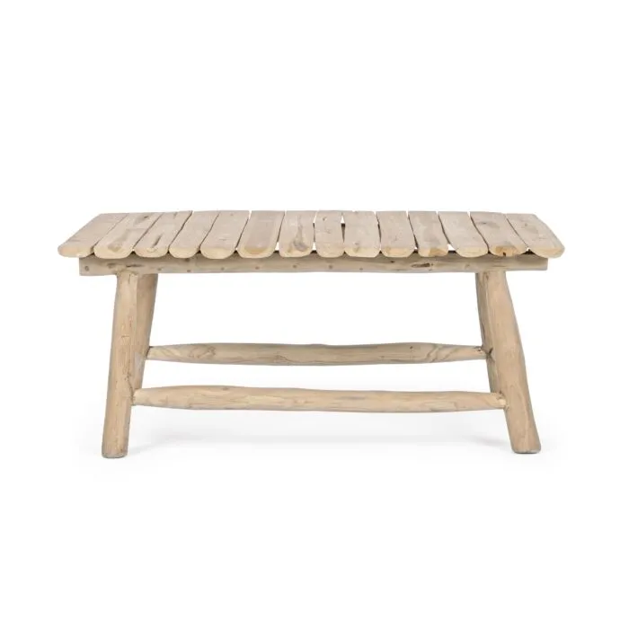 Amelia, table basse, teck massif