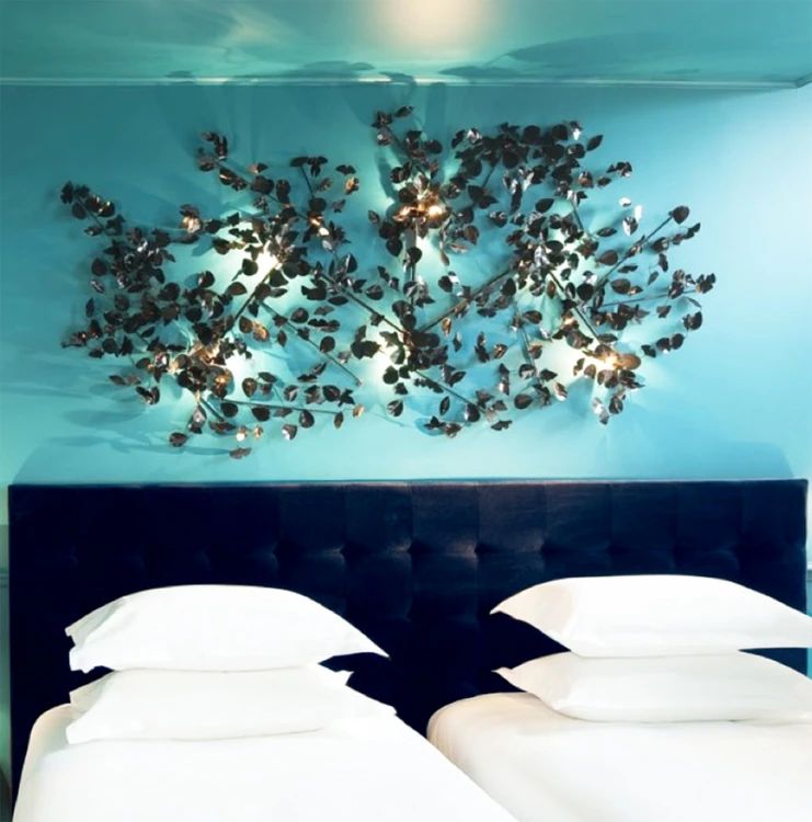 Tête de Lit Capitonnée en Lin Lavé