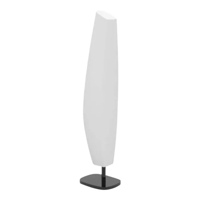 Blanca, lampadaire LED, blanc brillant