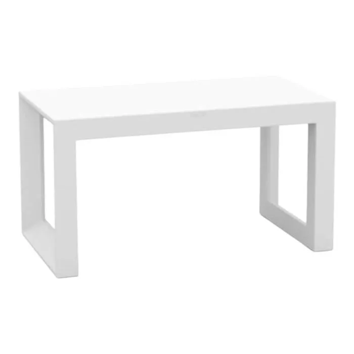 Vondom, banquette extérieure, polyéthylène blanc