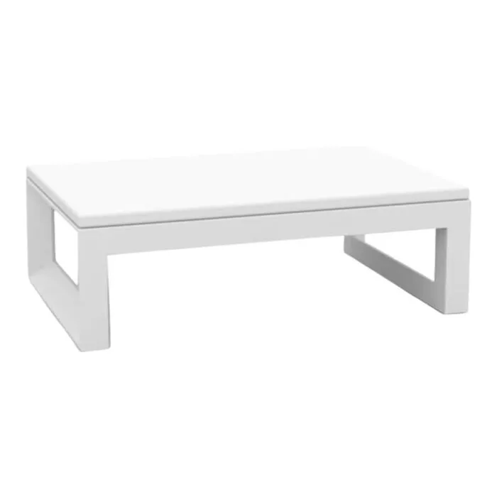 Frame, pouf contemporain, blanc élégant