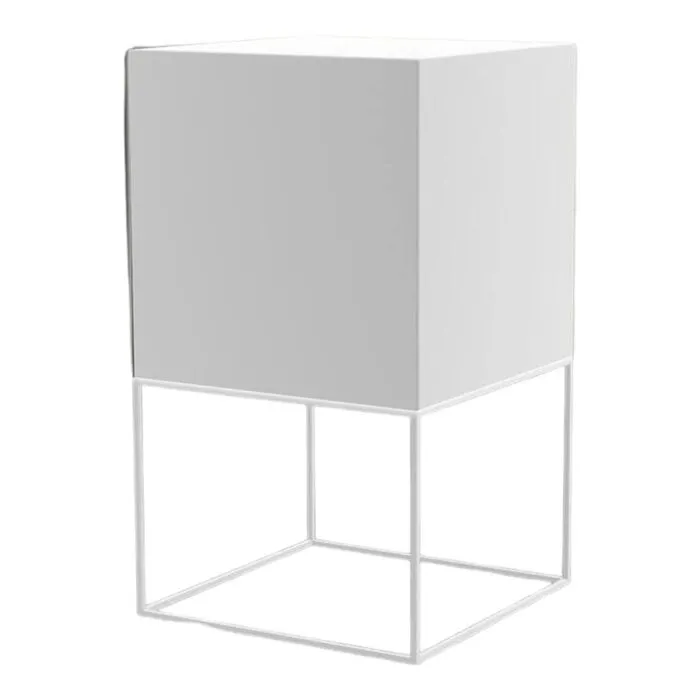 Vela, lampadaire contemporain, blanc