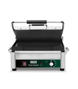 Contact grill panini à plaque lisse Supremo Waring