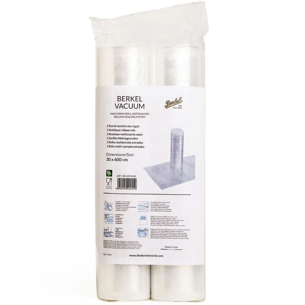 Set de 2 Rouleaux pour Mise sous-vide - 30 X 600 Cm